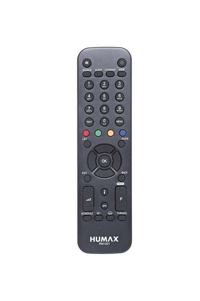 erorex Satellite Receiver Remote Control For Humax Black