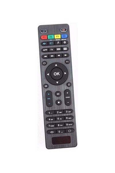 erorex Remote Control For Mag Smart Tv Iptv And Set Top Box Black