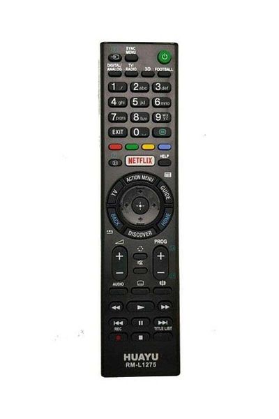 erorex Remote Control For Sony Tv Black