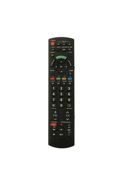 erorex Remote Control For Panasonic Screen Black