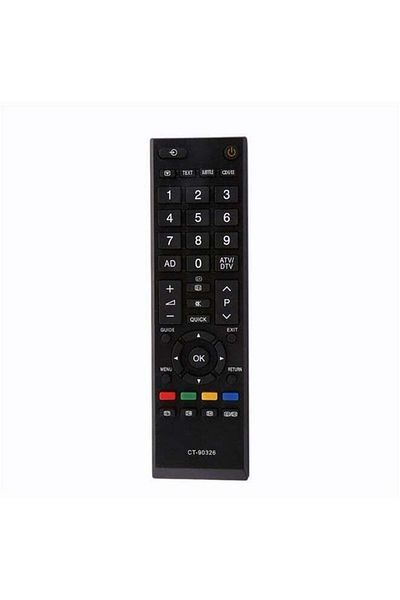 erorex Replacement Remote Control For Toshiba 3D Smart Tv Black