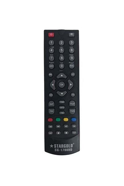erorex جهاز التحكم عن بعد لجهاز استقبال الأقمار الصناعية Stargold Black