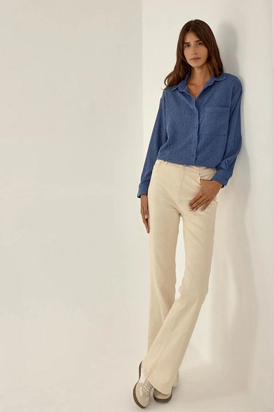 Hiccup Oversized Button and Pocket Detail Shirt