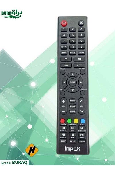 erorex جهاز التحكم عن بعد البديل لتلفزيون Impex Smart Tv Lcd LED، استعد السيطرة على تجربة المشاهدة الخاصة بك