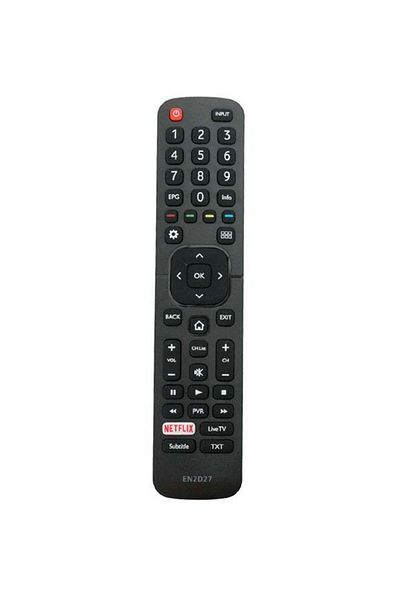 erorex Remote Control For Hisense Smart TV Black