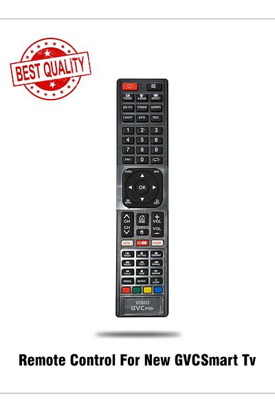 erorex NATE Remote Control For NEW GVC Smart TV