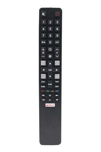erorex Tcl 32S65A Android TV Remote Control-Microphone-Without Buttons-Numbered