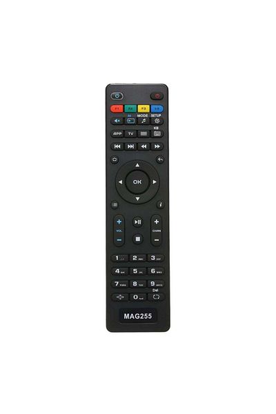 erorex Replacement TV Remote Controller For Mag 250 254 255 260 261 270 IPTV For Set Top Box Black