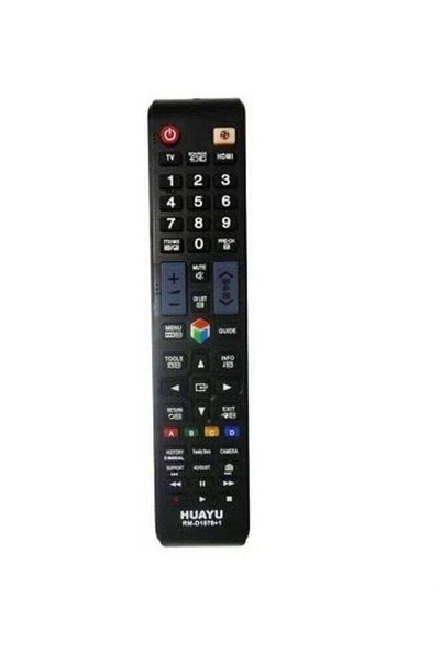 erorex Replacement Remote Control For Samsung Smart Tv Black