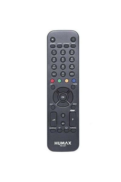 erorex Satellite Receiver Remote Control For Humax Black