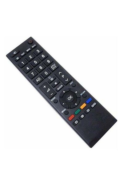erorex Remote Control For Toshiba TV Black