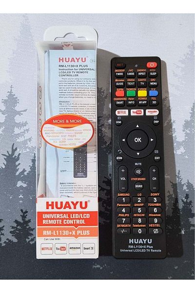 erorex Universal Remote Control For All Lcd Led Tv Black