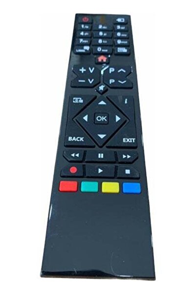 erorex فيستيل B2018F73-1-2 30101638 - Rc 39105 30100821 - Rc 39105 جهاز تحكم عن بعد أسود للتلفزيون LCD LED