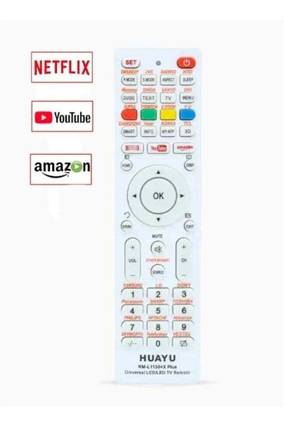 erorex Universal Lcd Led Tv Remote Rm-L1130 Plus