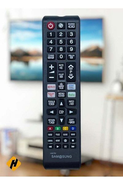 erorex Samsung New Remote Control For Samsung PLASMA, LCD, LED And Smart TV Black