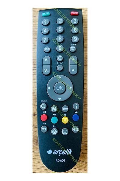 erorex جهاز التحكم عن بعد الأصلي لتلفزيون Arçelik TV 82-505 B 2hd LCD من Grundig Beko Altus جهاز التحكم عن بعد الأصلي Rc-Ad1