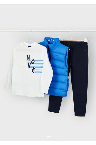 MAYORAL Boy 2-9 Years Inflatable Vest Tracksuit Set 4606