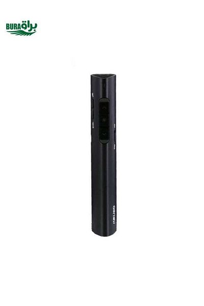 erorex Deli 2.4G Flip Pen Business Presentation Remote Control Pen, Model: TM2801 Black (Red Light)