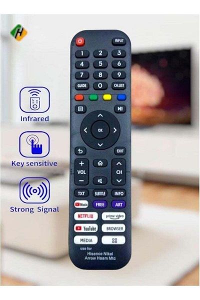 erorex Hisense Smart Tv Lcd Led Remote Control Universal Tv Remote Control