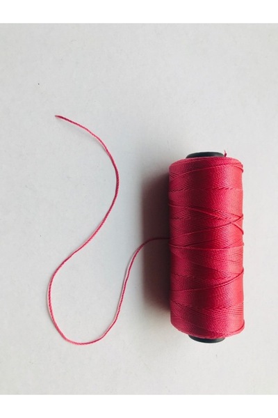 begün سلسلة مسبحة سميكة بكرة.أحمر..110 متر