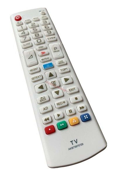 erorex LG Smart Compatible with All Models LCD LED TV Remote with 3D Buttons White