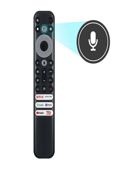 erorex Replacement Universal Remote Control For Tcl Led Lcd Smart Tv Black