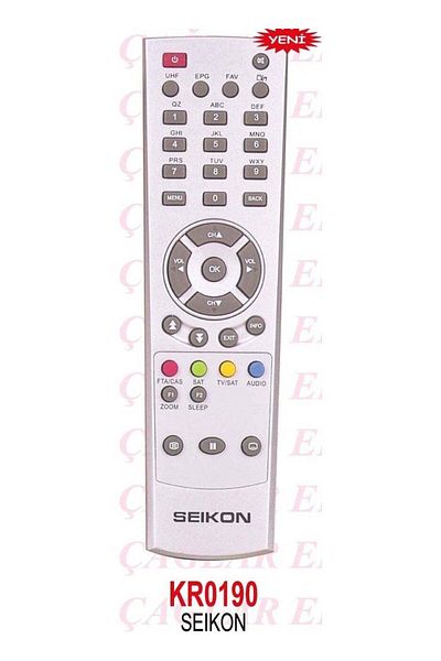 erorex Digiturk DT-5002-5005 Starsat SRX-190D-220 Conax 7000 Satellite Receiver Remote Control