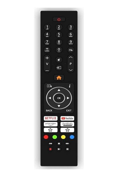 erorex Jvc 39VAH305T Android Smart TV Remote Control-Without Microphone