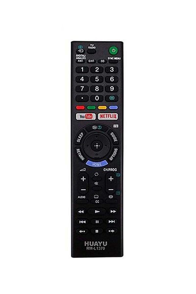 erorex Universal LCD And LED TV Remote Control Black