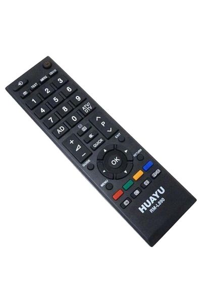 erorex Remote Control For Toshiba TV Screen Black
