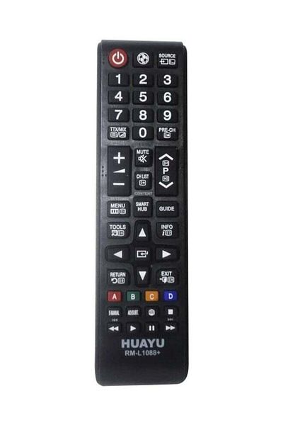 erorex Remote Control For Smart Samsung TV Screen Black