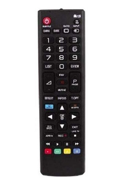 erorex Lg Smart Myapps 3D Black Lcd Led TV Remote Control