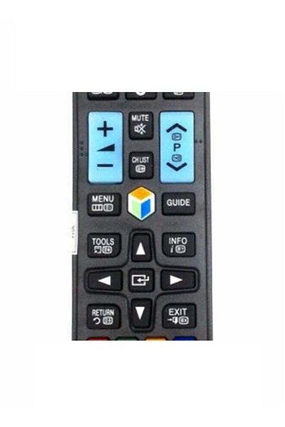 erorex Replacement Tv Remote Control Black Blue Red