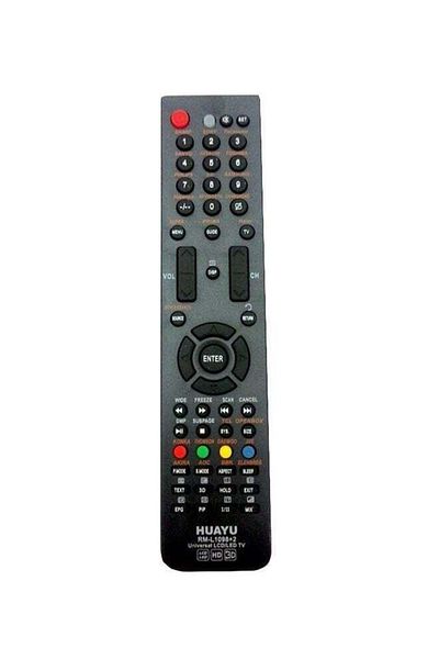 erorex Universal Remote Control For Tv Black