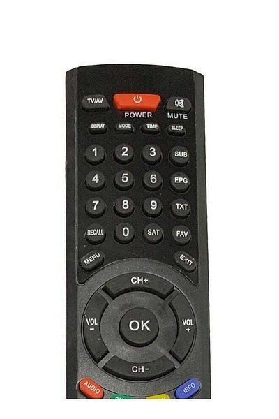 erorex جهاز التحكم عن بعد لجهاز استقبال HD DVD باللون الأسود