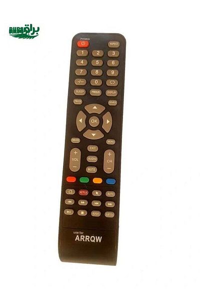 erorex جهاز تحكم عن بعد عالمي بالأشعة تحت الحمراء للتلفزيون باللون الأسود لأجهزة تلفزيون Smart Arrow