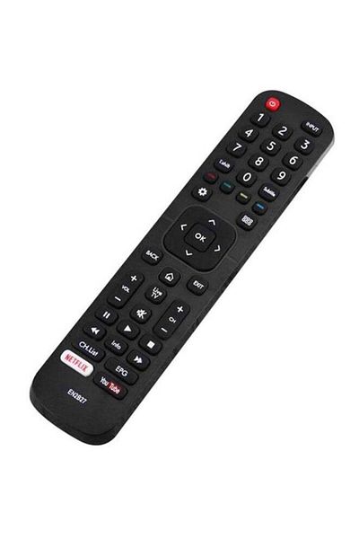 erorex EN2B27 Remote Control Replacement For Hisense TVs Black