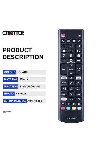erorex AKB75675304 for Smart LCD LED TV Remote Control 32LM5620BPUA 32LM570BPUA 32LM620BPUA 32LM630BPUB