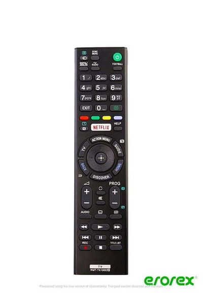 erorex جهاز التحكم عن بعد الجديد RMT-TX100D البديل لتلفزيون Sony Bravia LCD LED HDTV