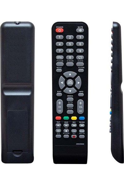 erorex Onvo Weko Onvo/nordmende OV24101/OV32100/OV32101/OV39100/OV42200 LCD Remote 2200-ED001NV1