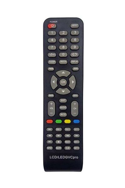 erorex Replacement Remote Control For Gvc Pro Lcd Led Tv