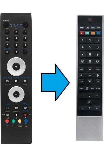 erorex Vestel RC-1110 LCD TV Remote Control - Pictured Right One Will Be Sent
