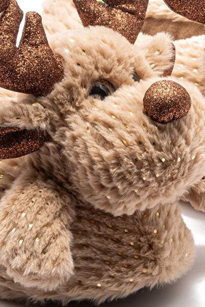 Twigy Geyik Star Kadın Hayvanlı Panduf Kahverengi 36/41