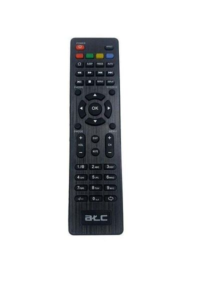 erorex Universal Infrared TV Remote Control Black for LED ATC TVs