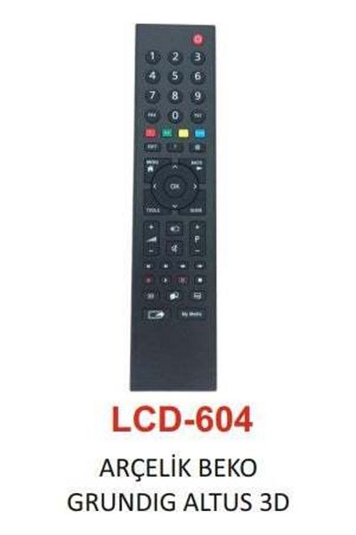 erorex Arçelik - Beko - Grundig - Altus 3D TV Remote - LCD 604