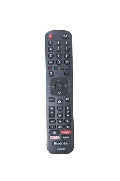 erorex بديل جهاز التحكم عن بعد لأجهزة التلفاز الذكية Hisense LED LCD باللون الأسود