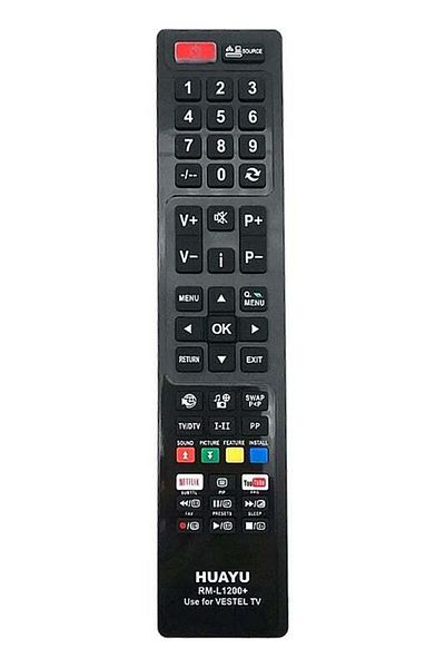 erorex جهاز التحكم عن بعد Kl RM-L1200+ Vestel Youtube - زر Netflix TV LCD-Led