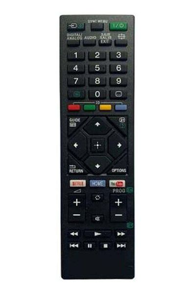 erorex جهاز تحكم عن بعد HDF متوافق مع أجهزة تلفزيون LCD LED. جهاز تحكم عن بعد ذكي من Sony Rm-L-1615 باللون الأسود