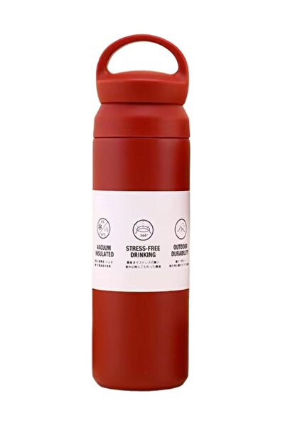 Weather Forecast 304 L Steel 500 ml Red Handled Hot Cold Vacuum Thermos Water Bottle Cin910Kr