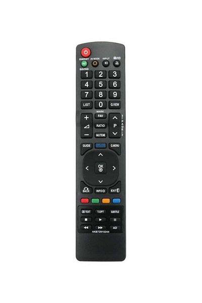 erorex Remote Control For Almost All LG Television Sets Black